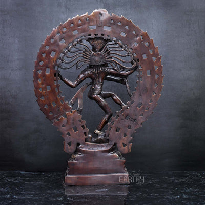 brass natraj statue, angel 3