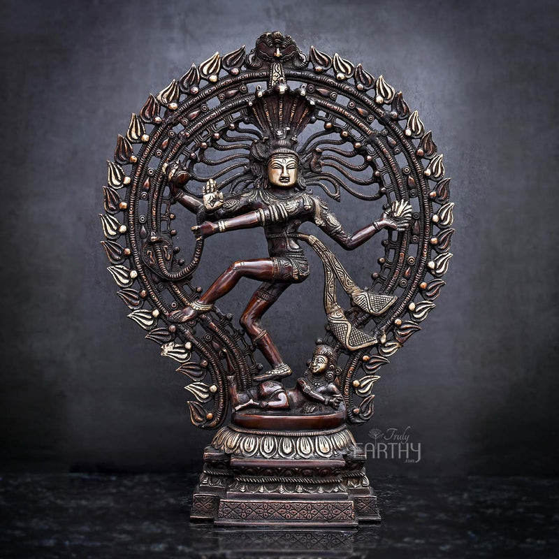 brass natraj statue