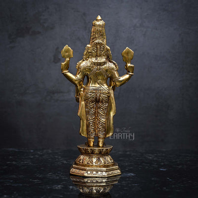 brass triupati balaji idol, angel 3