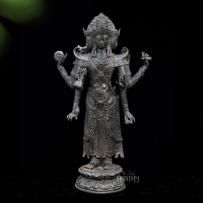 bronze brahma sculpture