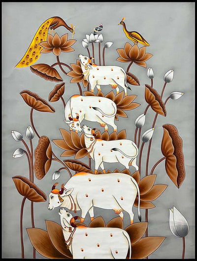 cows painting