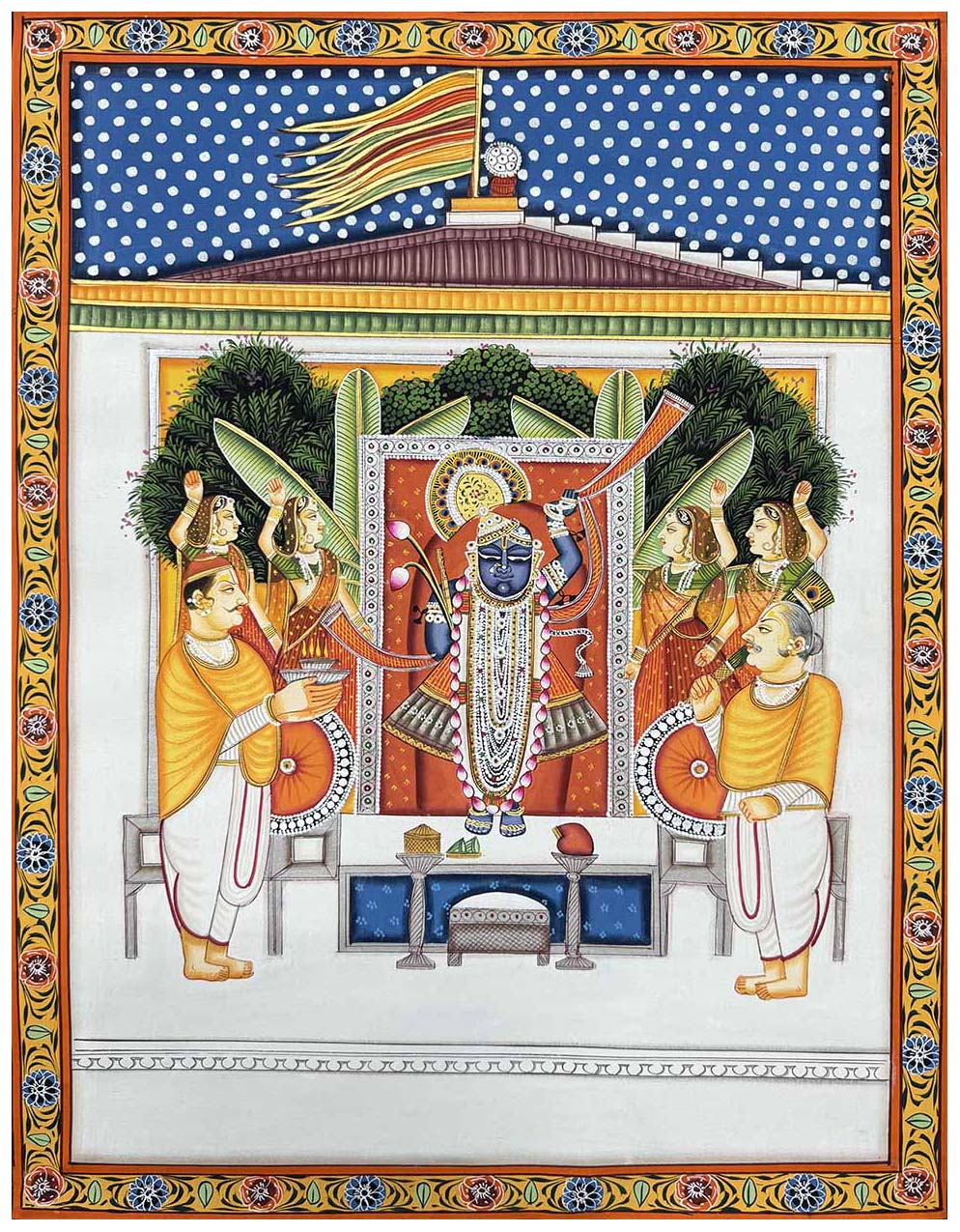 vibrant pichwai painting