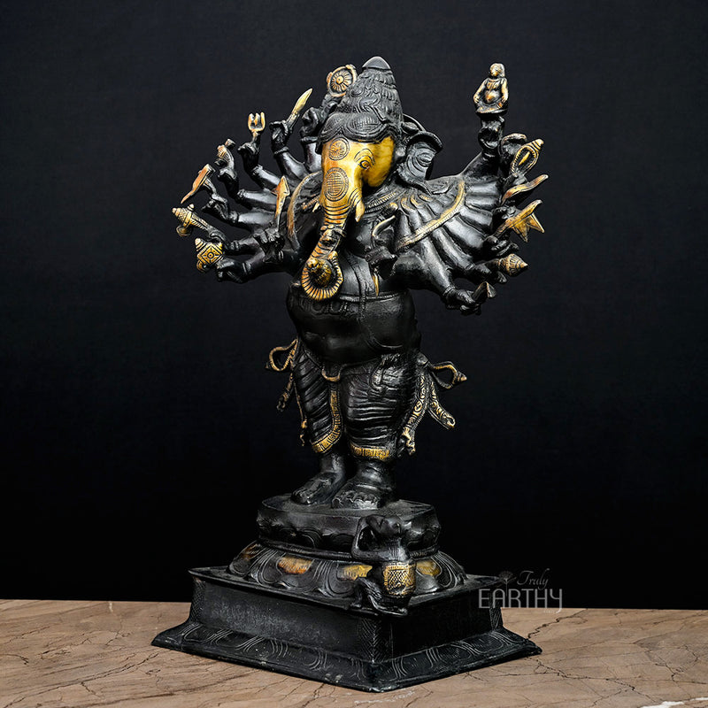 brass ganesha statue, angel 1