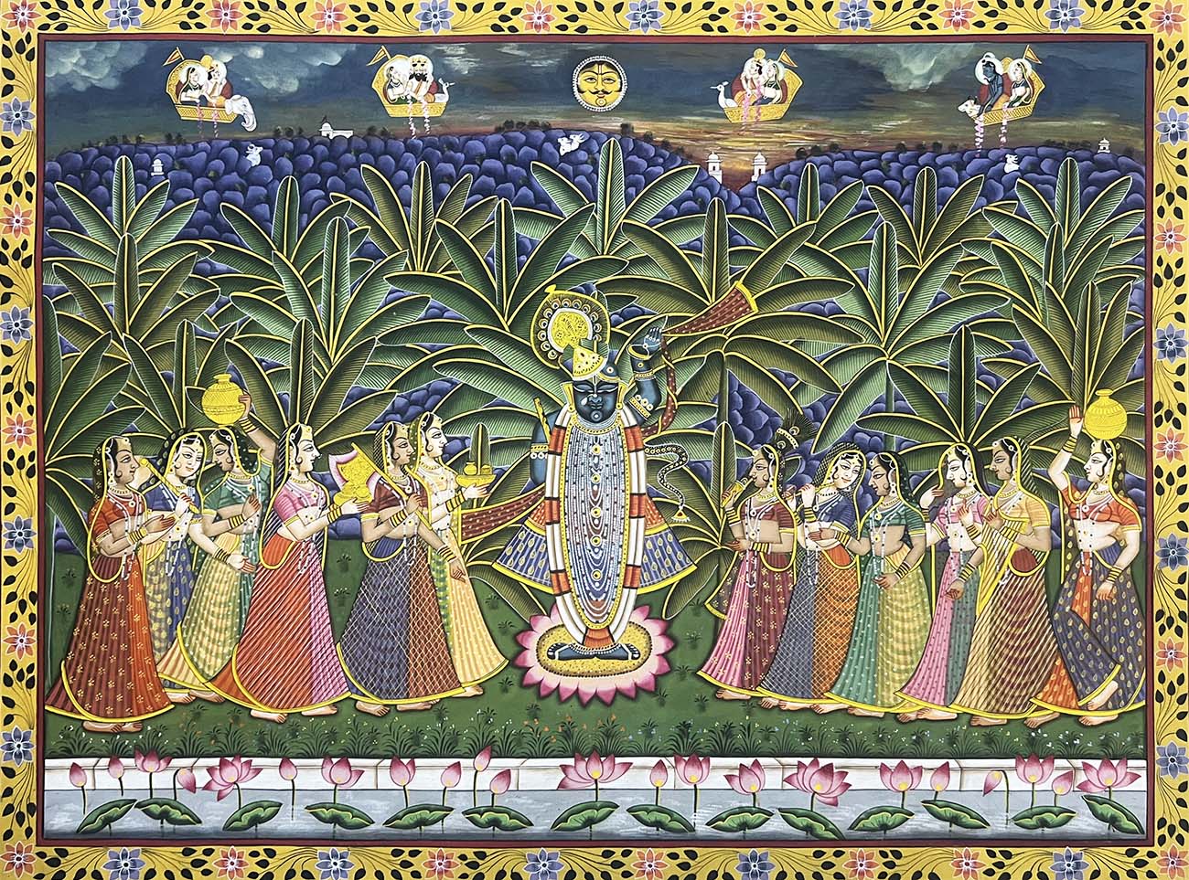 govardhan parvat pichwai painting