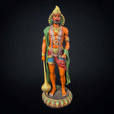 brass hanuman ji idol