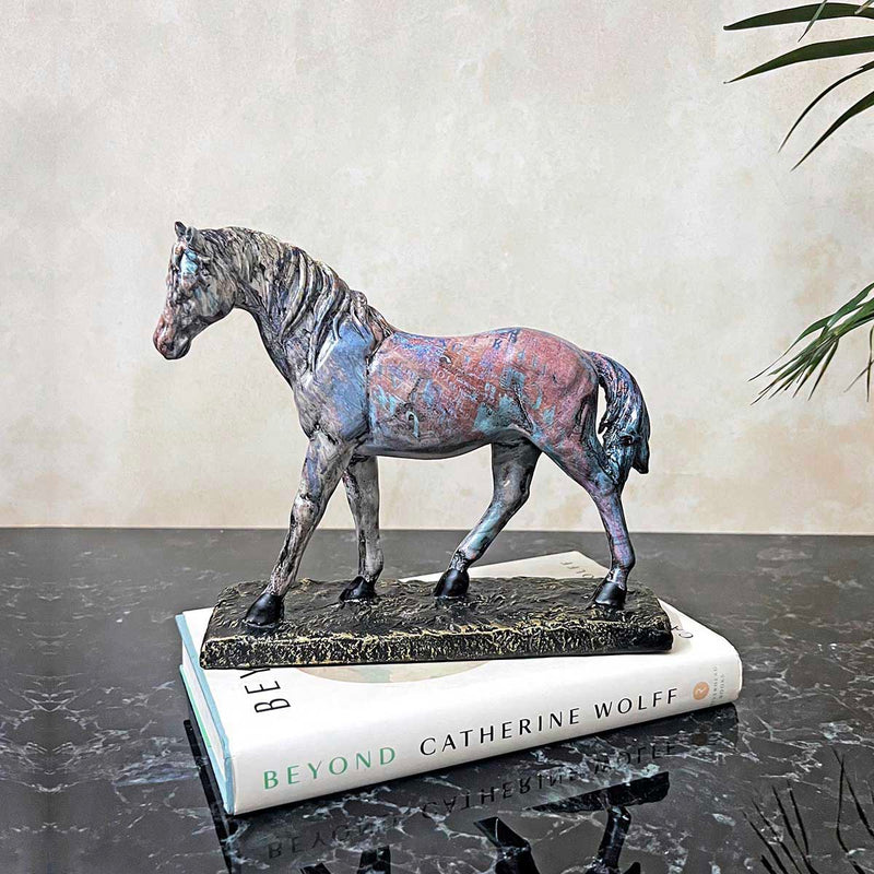 Vibrant Horse Figurine