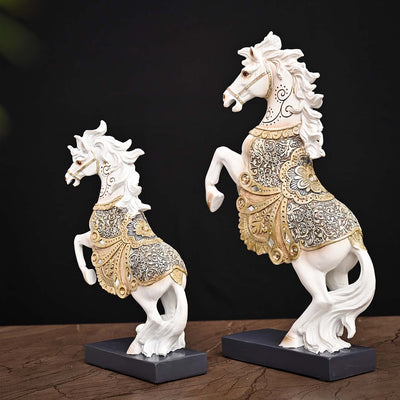 white horse showpiece, angel 1