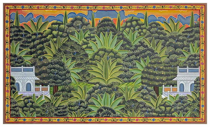 jungle pichwai painting
