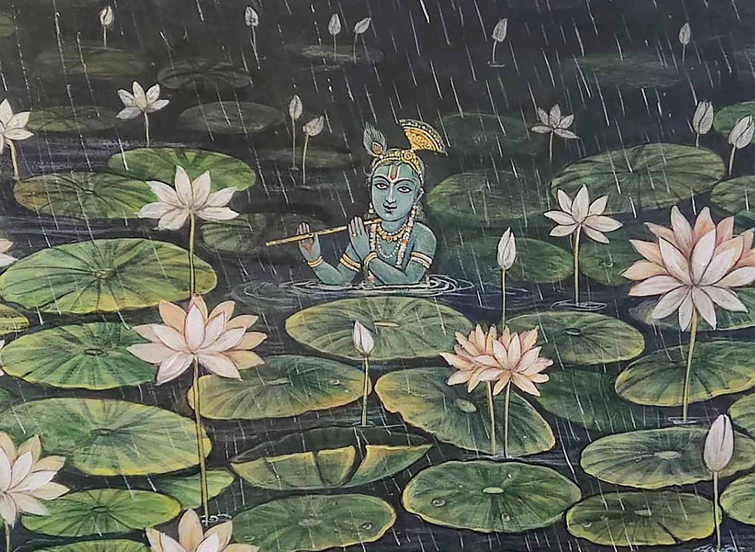 krishna canvas painting_2