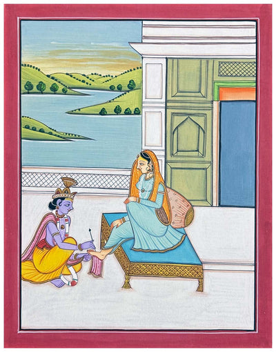 krishna kangra painting for sale