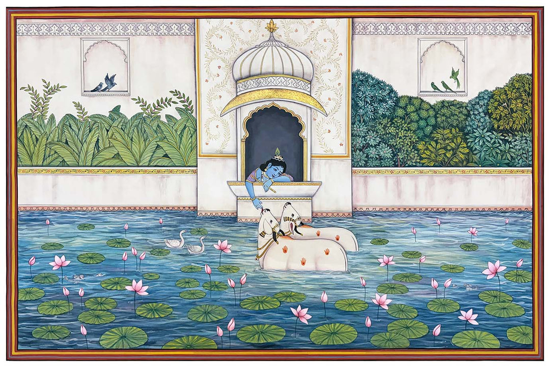 krishna pichwai painting