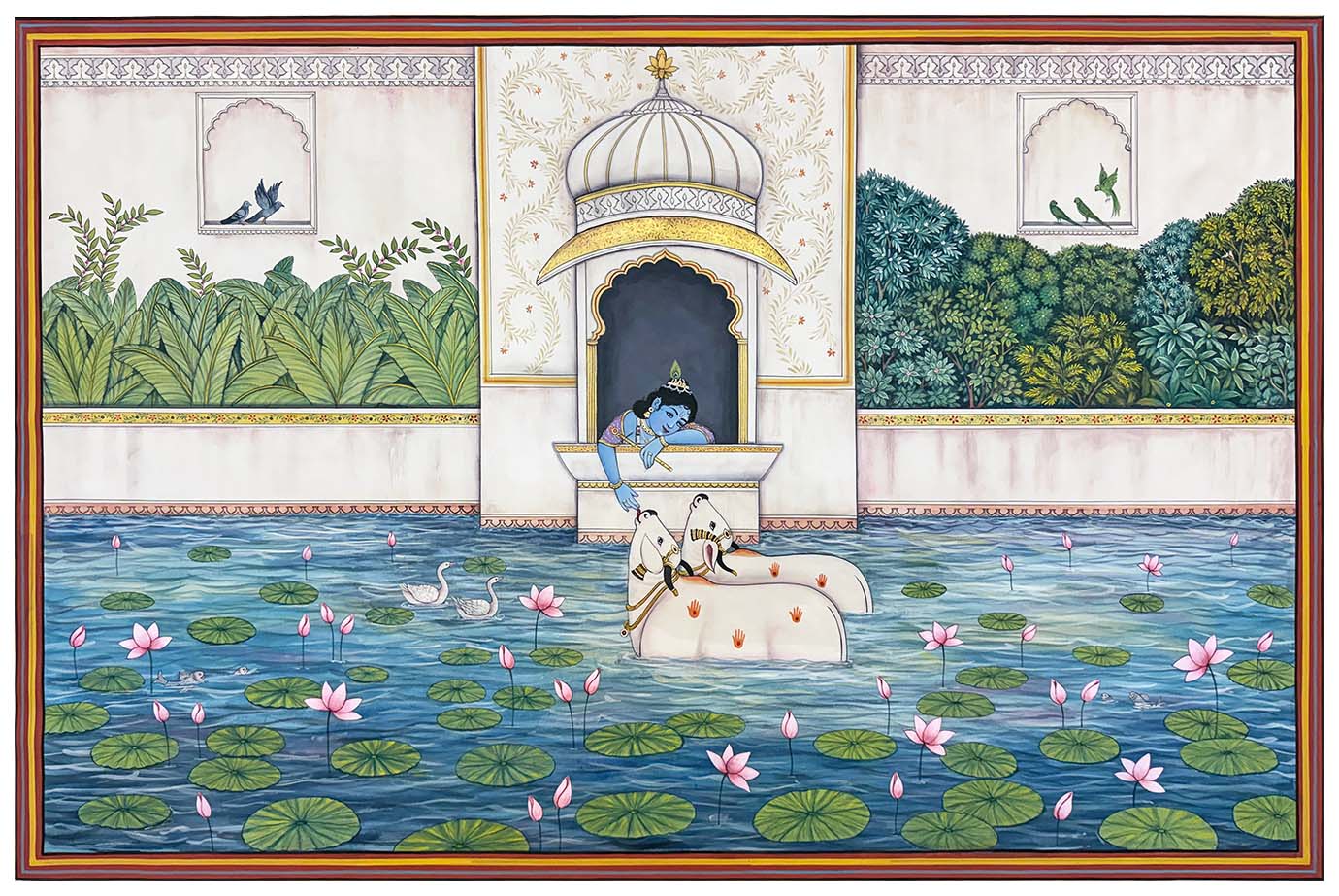 krishna pichwai painting