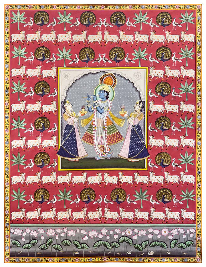 krishna pichwai painting
