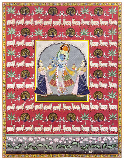 krishna pichwai painting