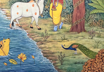 krishna painting, angle 4