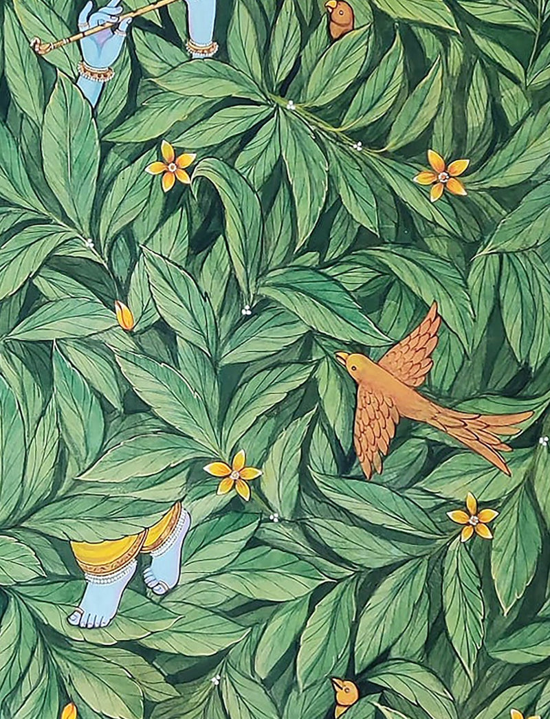 krishna painting, angel 2