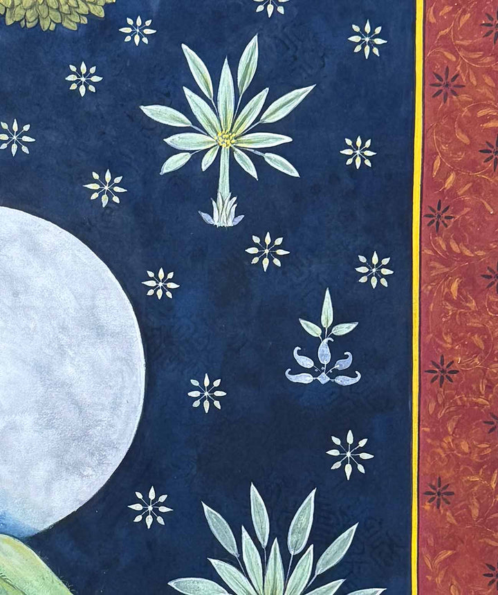krishna painting, closeup 4
