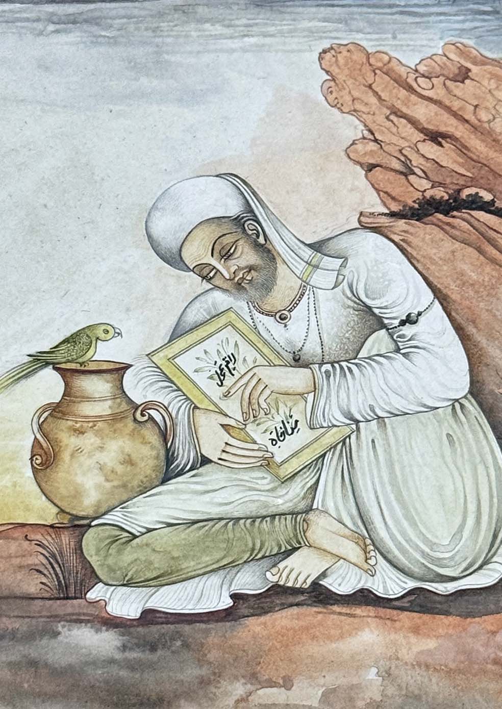 Naghma-e-Khamosh - Handmade Miniature Painting