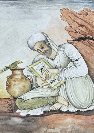 Naghma-e-Khamosh - Handmade Miniature Painting