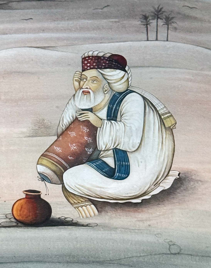 Sufi-e-Khuda - Handmade Miniature Painting