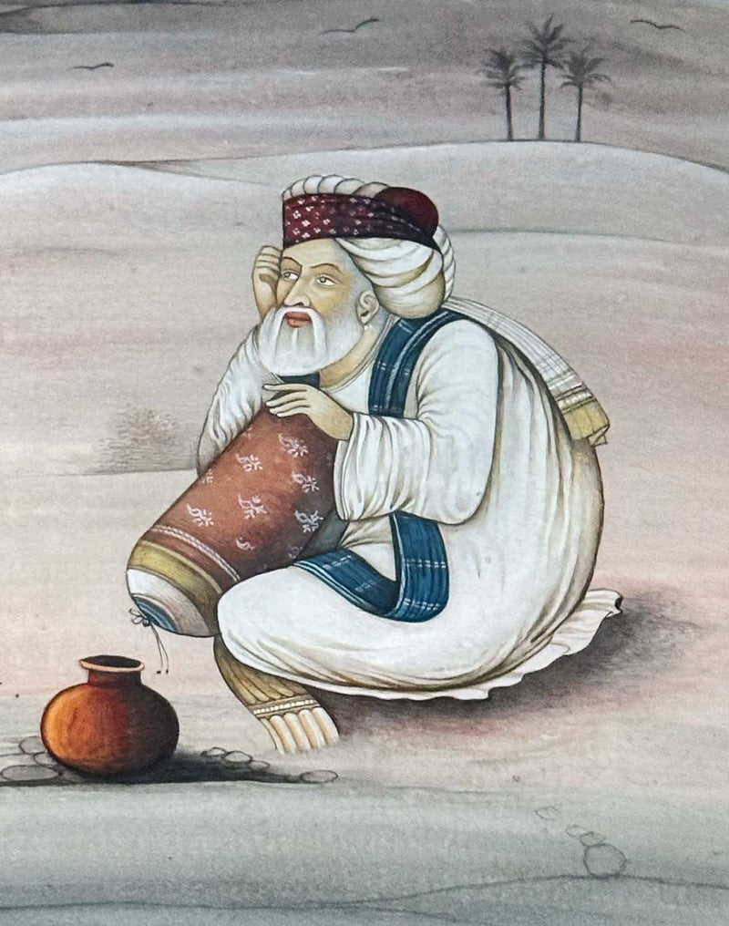 Sufi-e-Khuda - Handmade Miniature Painting