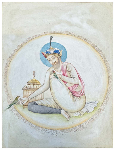 shah jahan miniature painting for sale