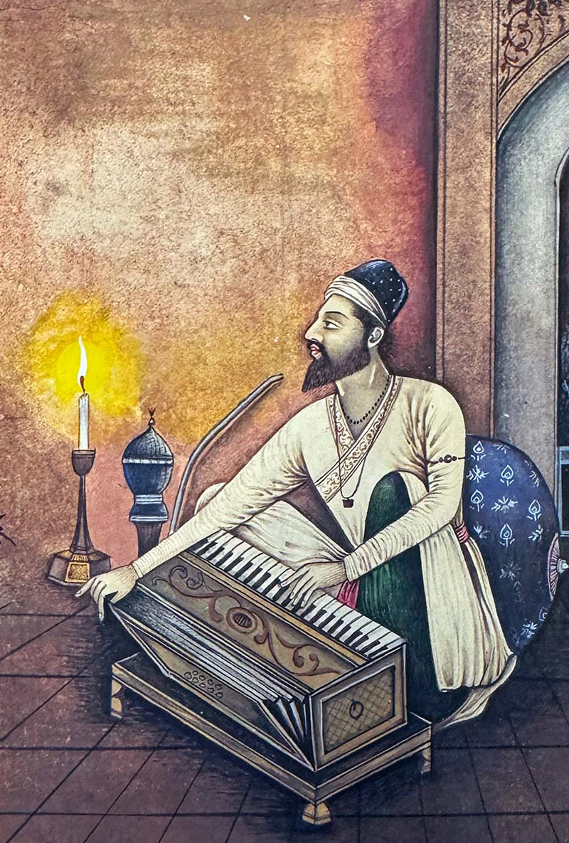 Musician - Handmade Miniature Painting