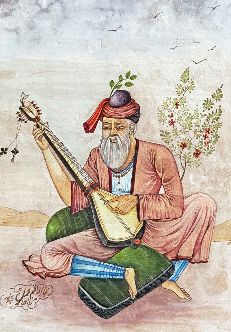 Baba Bule Shah - Handmade Miniature Painting