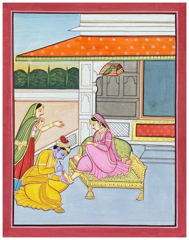 kangra miniature painting for sale