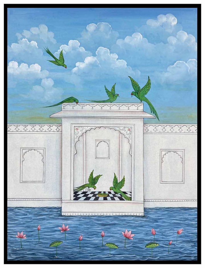 handmade parrot painting for sale