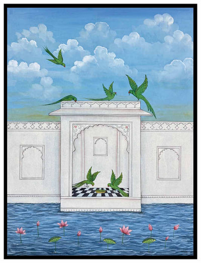 handmade parrot painting for sale