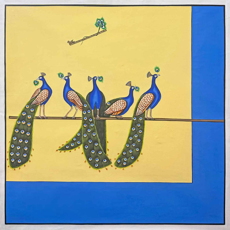 peacock painting