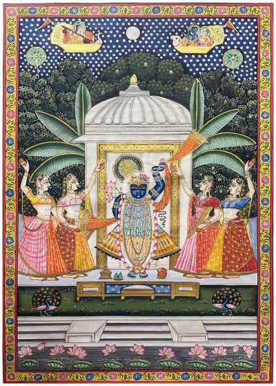 sharad purnima pichwai painting