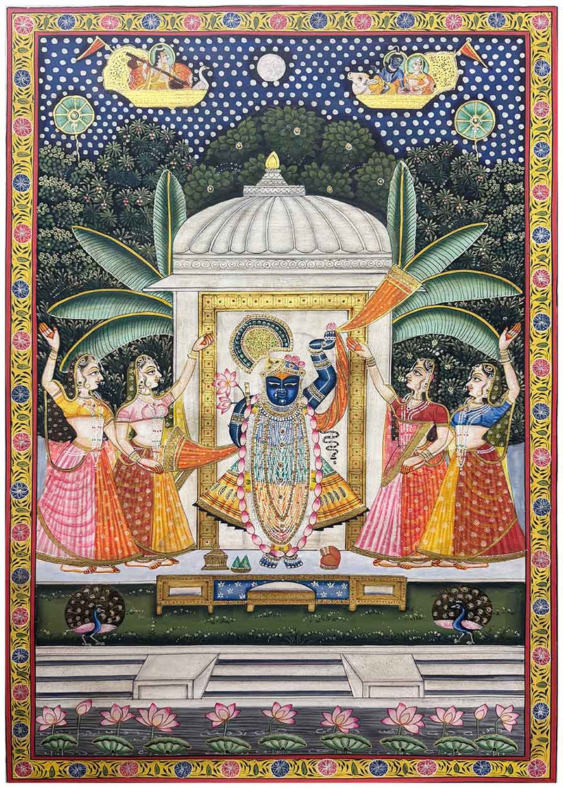 sharad purnima pichwai painting