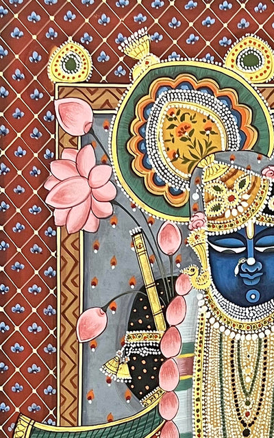 Shrinathji Pichwai Painting (Unframed / 2 x 3 Feet)