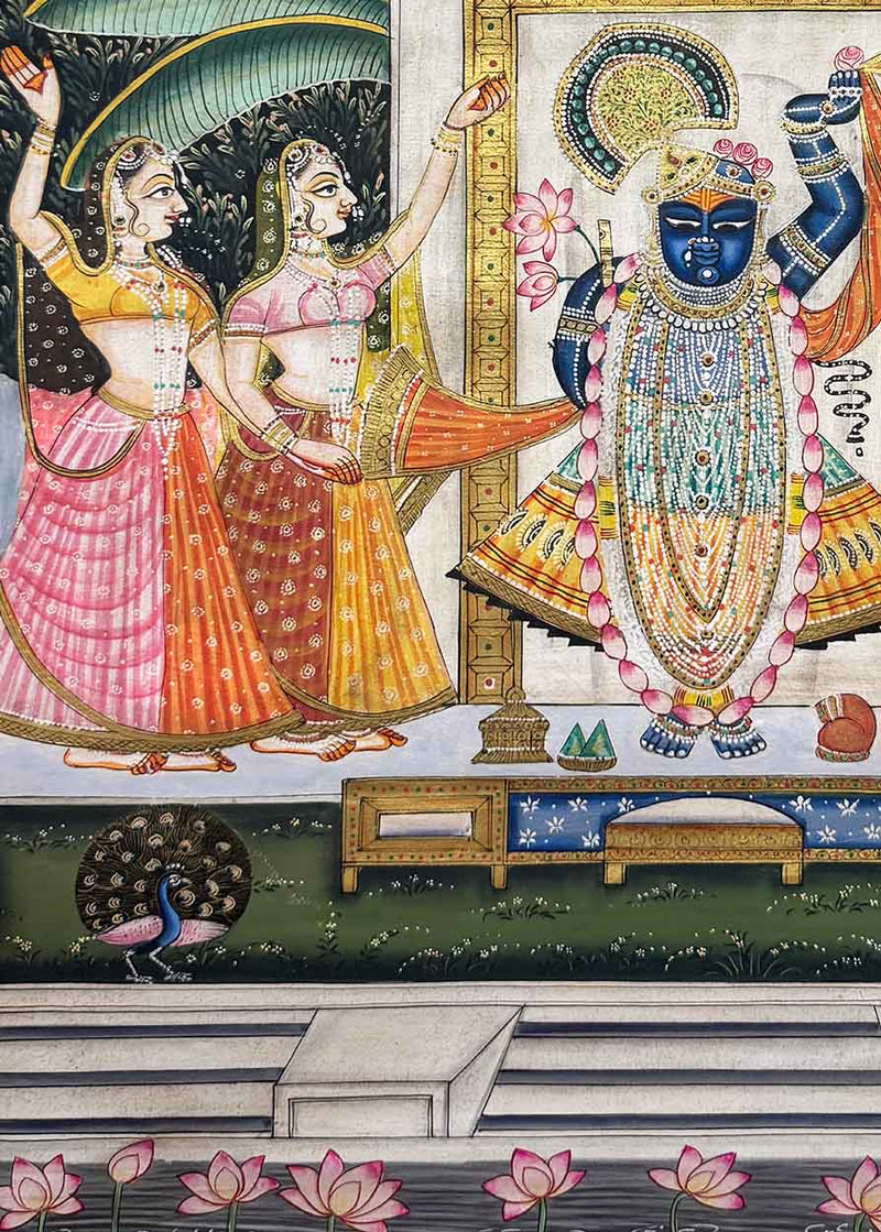 sharad purnima pichwai painting_3