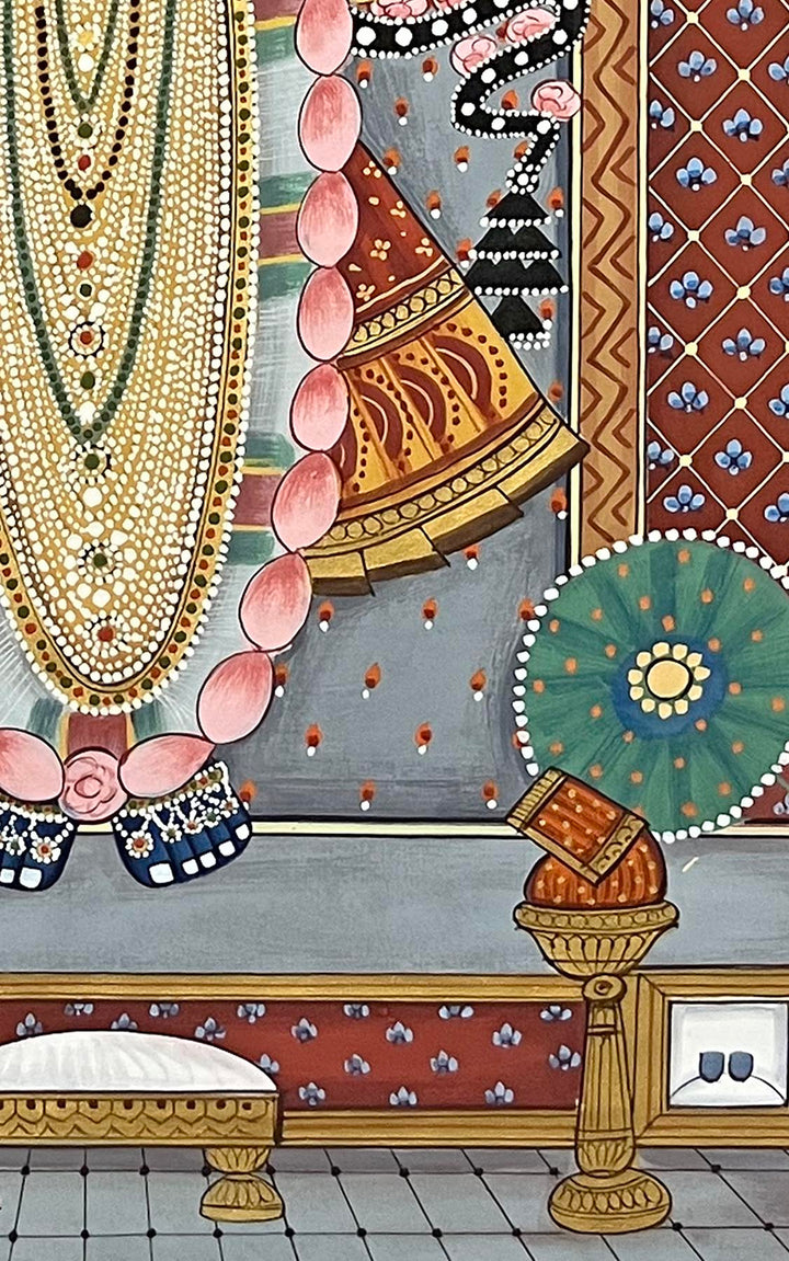 Shrinathji Pichwai Painting (Unframed)