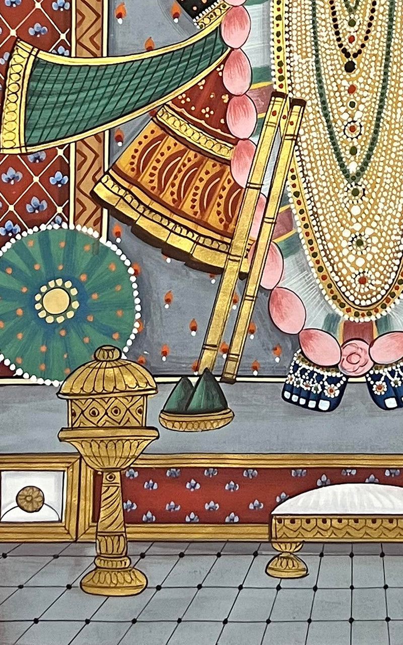 Shrinathji Pichwai Painting (Unframed / 2 x 3 Feet)