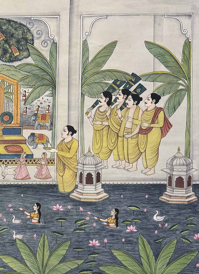 Dhwarkadheesh pichwai painting_4
