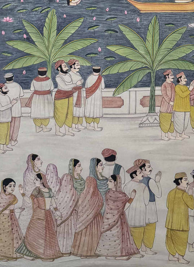 Dhwarkadheesh pichwai painting_5
