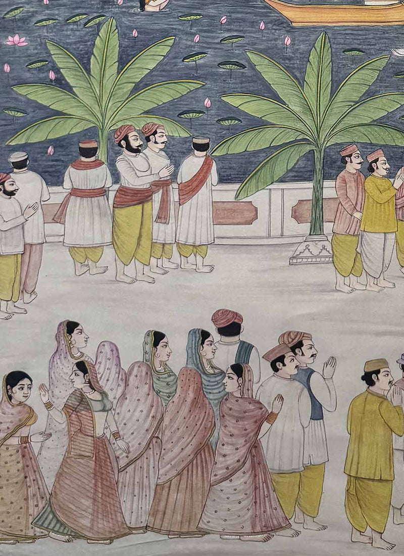 Dhwarkadheesh pichwai painting_5