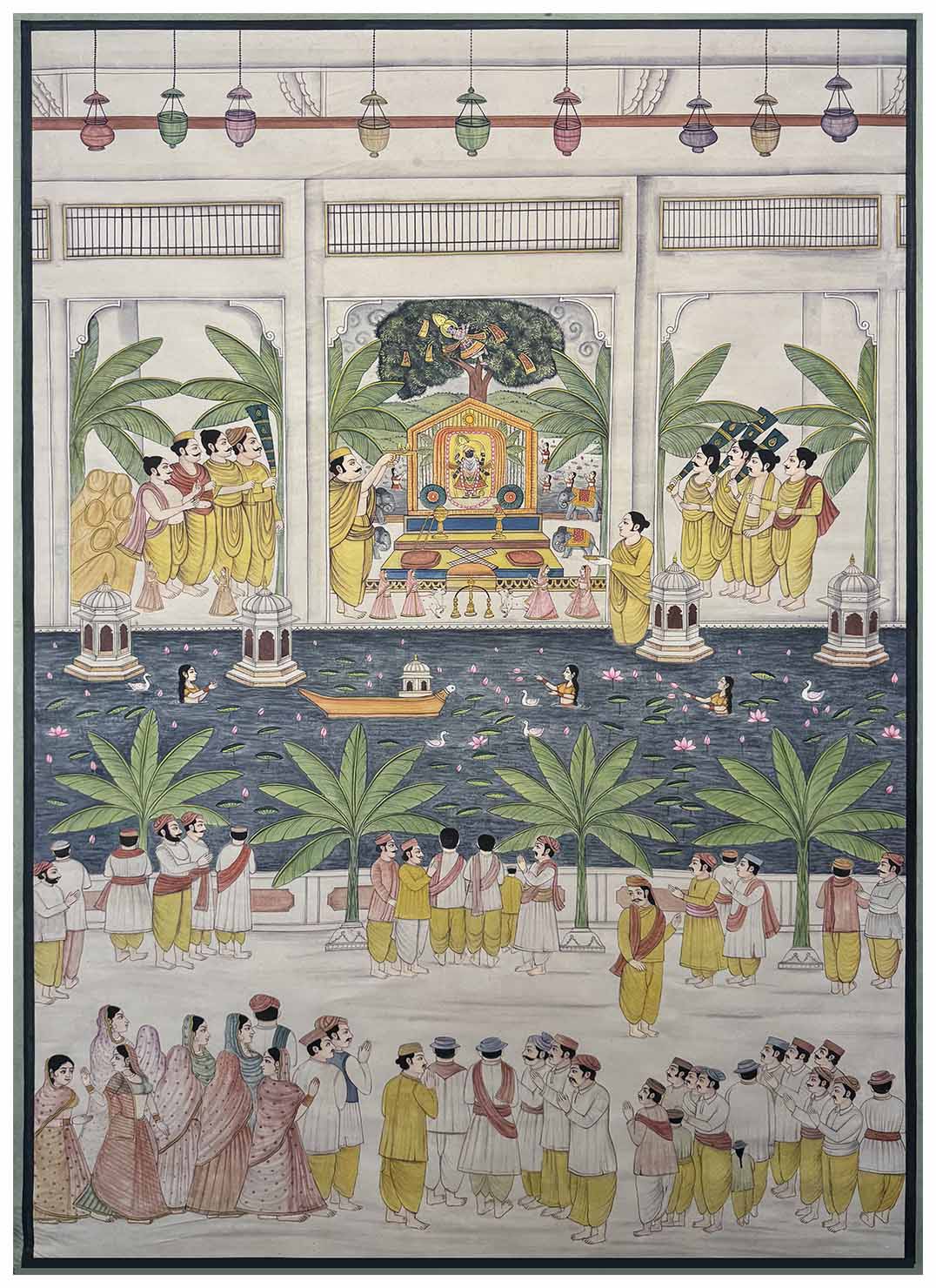 Dhwarkadheesh pichwai painting