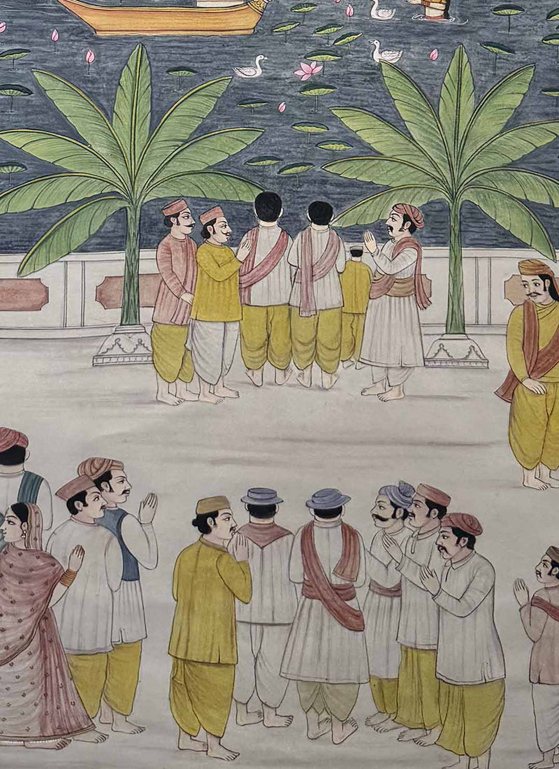 Dhwarkadheesh pichwai painting_6