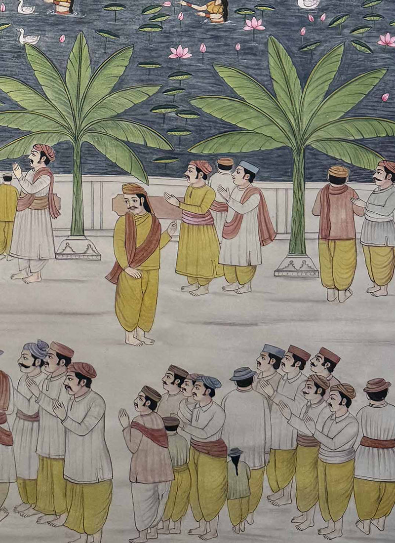 Dhwarkadheesh pichwai painting_7