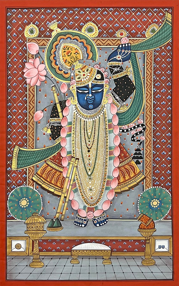 Shrinathji Pichwai Painting (Unframed)