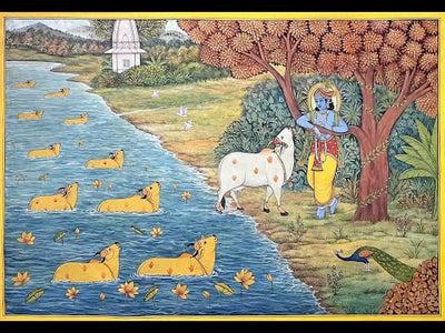 Krishna painting video
