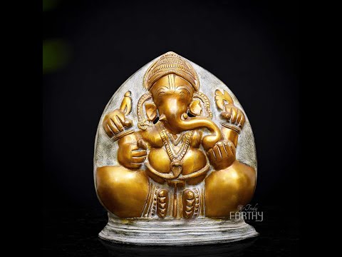 Brass Embossed Ganesha