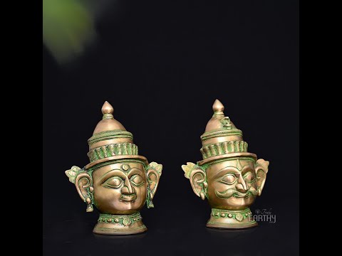 Shiva &amp; Gauri Mukhlingam Mask