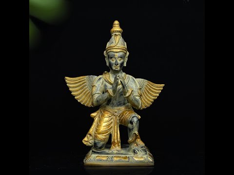 Brass Garuda in Namaskar Mudra