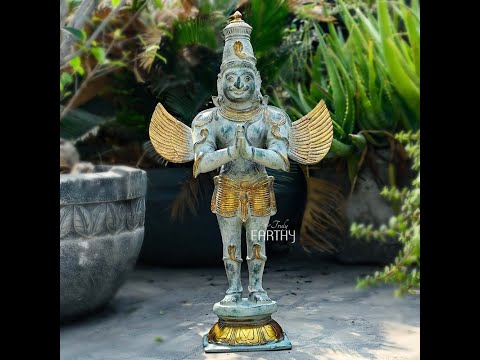 vintage garuda sculpture